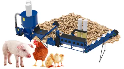 Міні комбікормовий завод. Виготовлення комбікорму