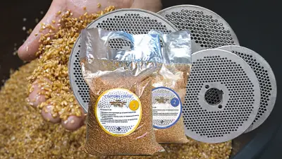 Перший запуск гранулятора. Процес полірування матриці