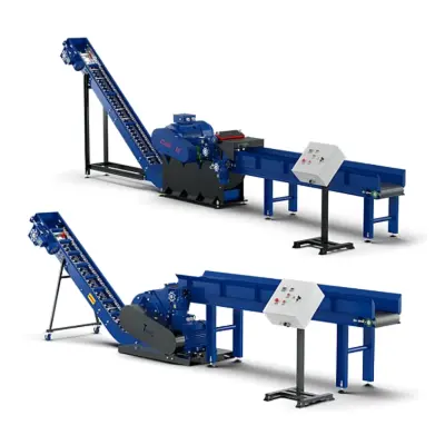 Измельчители древесины барабанного типа