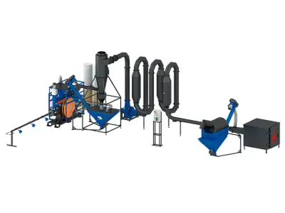 Ударний прес для брикетів "Ecopress" з аеродинамічною сушаркою СА-400/600