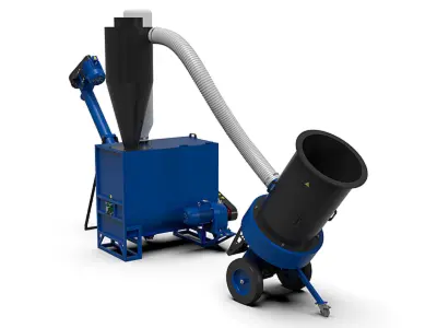 Fabrica de furaje "Optima-1000" cu mixer de furaje "Vikhor-1000" și tocător DR