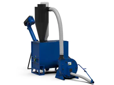 Fabrica de furaje "Optima-1000" cu mixer de furaje "Vikhor-1000" și tocător KRAFT