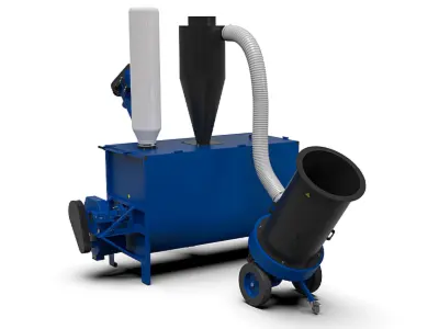 Fabrica de furaje "Optima-2000" cu mixer de furaje "Vikhor-2000" și tocător DR