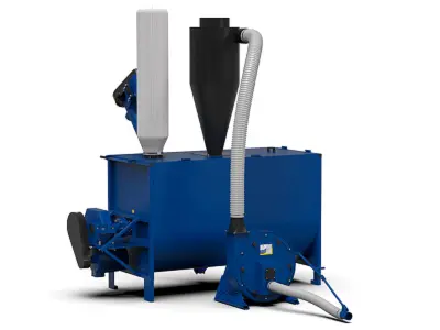 Fabrica de furaje "Optima-2000" cu mixer de furaje "Vikhor-2000" și tocător KRAFT