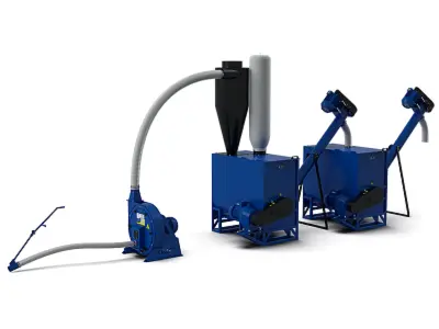 Fabrica de furaje "Optima-1000 MAX" cu mixer de furaje "Vikhor-1000" și tocător KRAFT