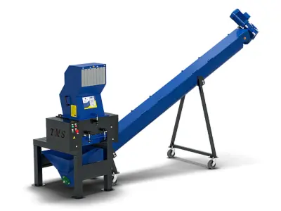 Подрібнювач м'ясо-кісткових відходів ППМ-7 з стальним шнеком вивантаження