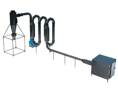 Сушарка аеродинамічна СА-600 (без бункера завантаження)