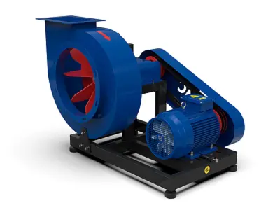 Вентилятор радіальний пиловий ВРП-4 (420)