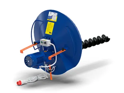 Mobile grain stirrer VZ-1 with keel and reverse (grain auger mixer)
