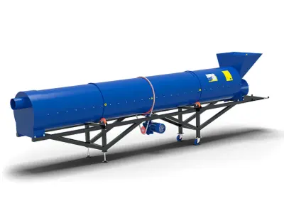 Барабанна сушарка «БС-4» для тирси, тріски, піску та зерна (барабанна сушка)