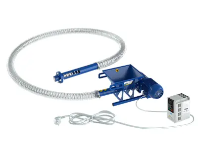 Transportor elicoidal flexibil 220V (inclinat elevator cu șnec spiralat)